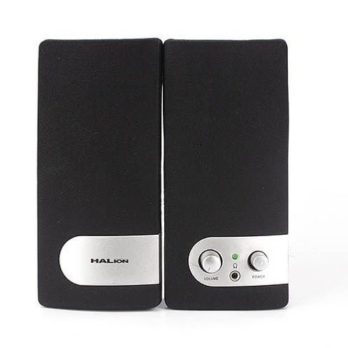 PARLANTE USB 2.0 HALION HA-S210 NEGRO/PLATA