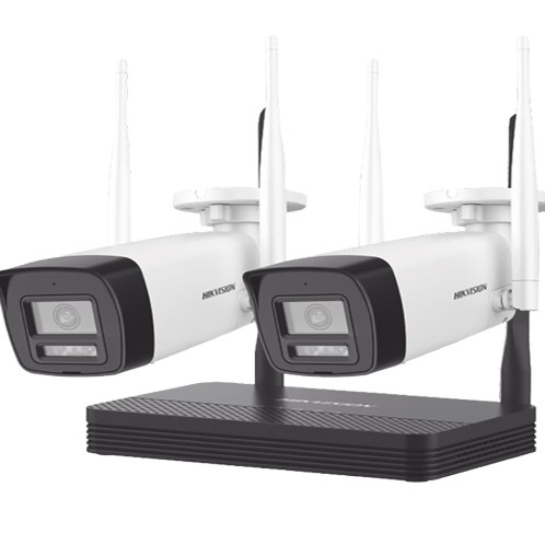 KIT HIKVISION EASY LINK   4 MP + NVS 4CH +  2 CAMARAS BALA EXT + PATCH | NKS424W0H