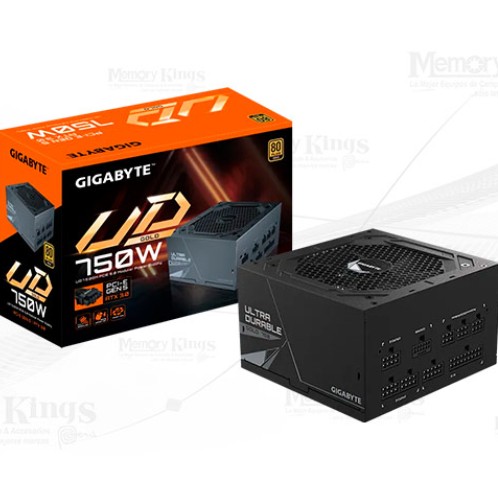 FUENTE GIGABYTE 750W 80 PLUS GOLD | GP-UD750GM PG5