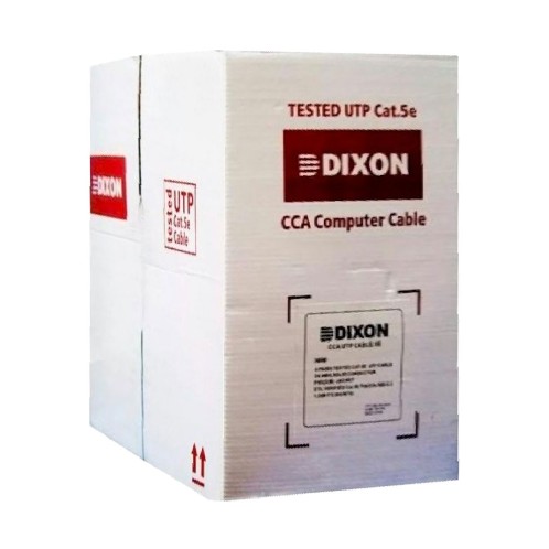 CABLE UTP DIXON CAT 6 -  305M - BAÑADO - C. ROJA -  3060 