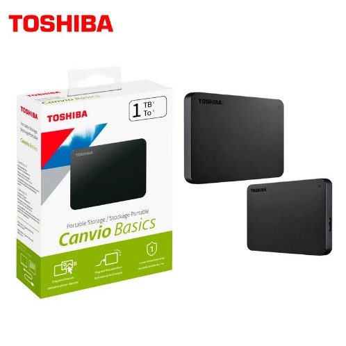 DISCO DURO EXTERNO TOSHIBA 1TB 3.0 CANVIO BASIC NEGRO