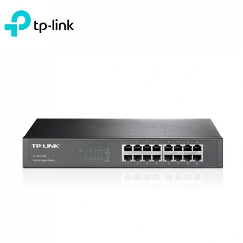 SWITCH GIGABIT TP-LINK TL-SG1016D, 16 RJ-45 GBE 10/100/1000 MBPS